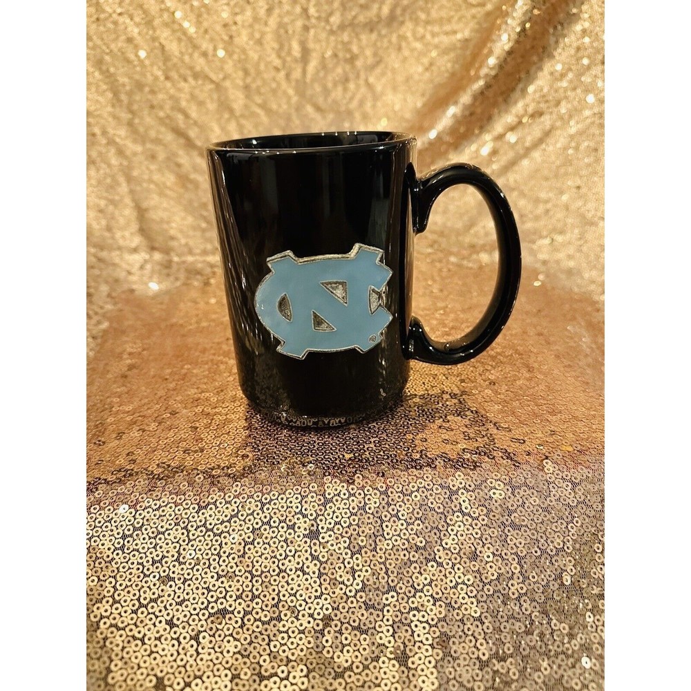 North Carolina Tar Heels Black Ceramic Coffee Mug 2012 15oz